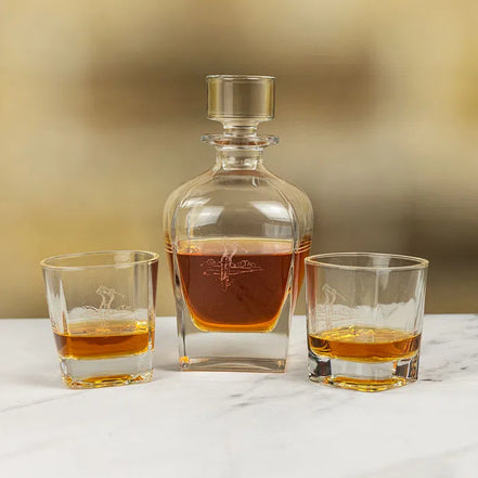 Golf Decanter & Glass Set