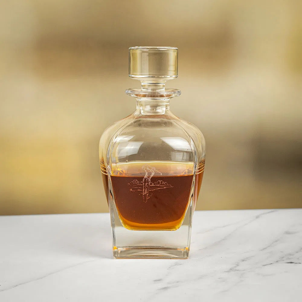 Golf Decanter & Glass Set