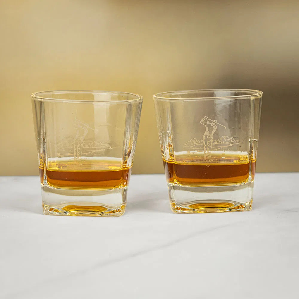 Golf Decanter & Glass Set