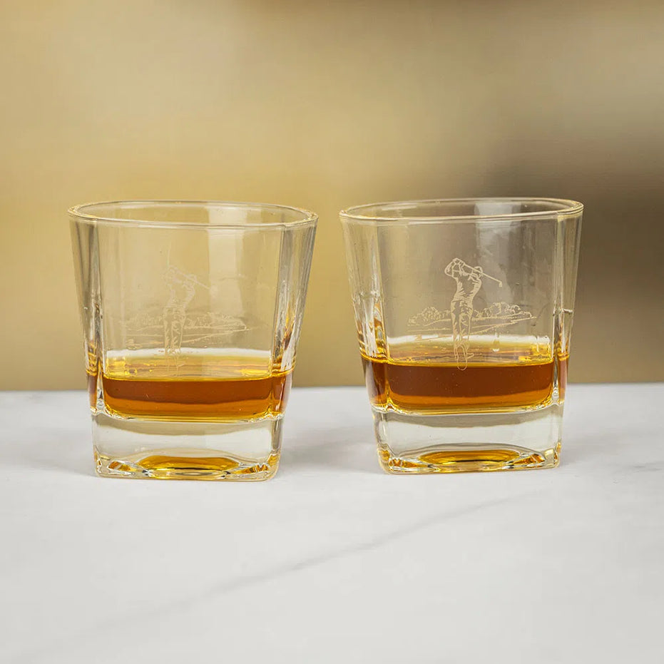 Golf Decanter & Glass Set