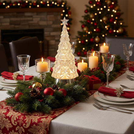 Large Christmas Tree Water Spinner