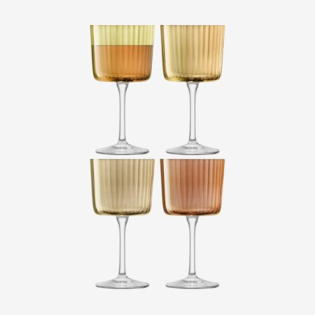 LSA - Amber Gems Wine Glasses - Set of 4