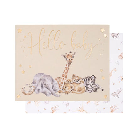 Little Savannah Hello Baby Card