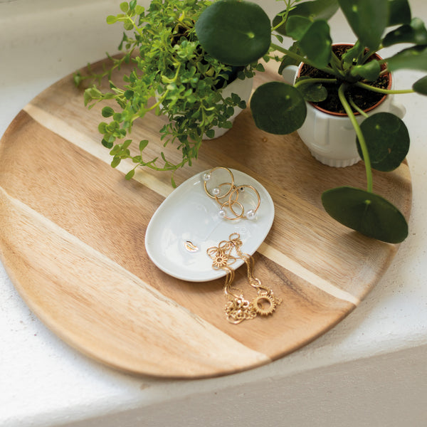 Little Bowl Gold Face Jewellery Dish