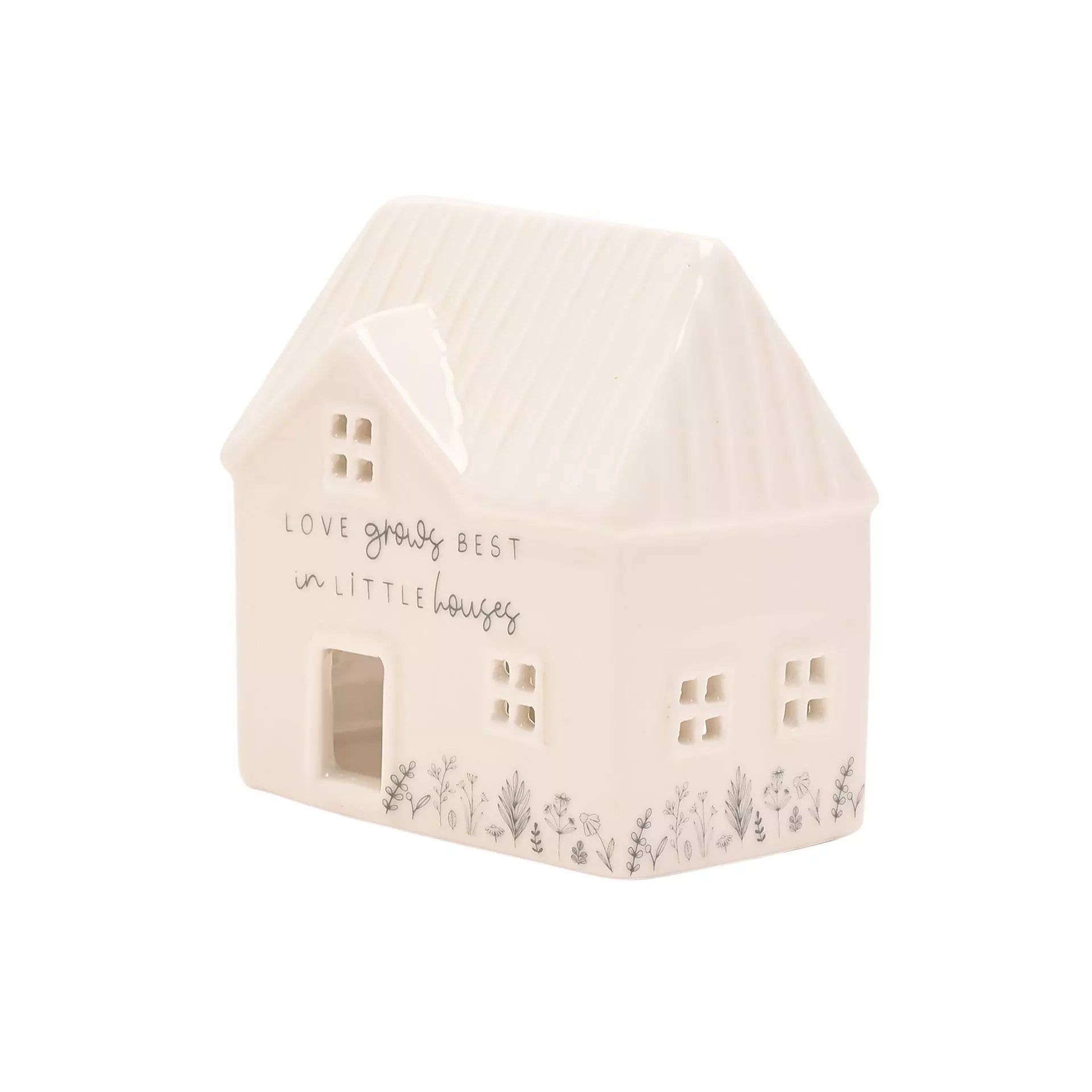 Ceramic House Tea Light Holder