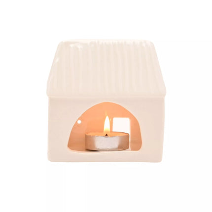 Ceramic House Tea Light Holder