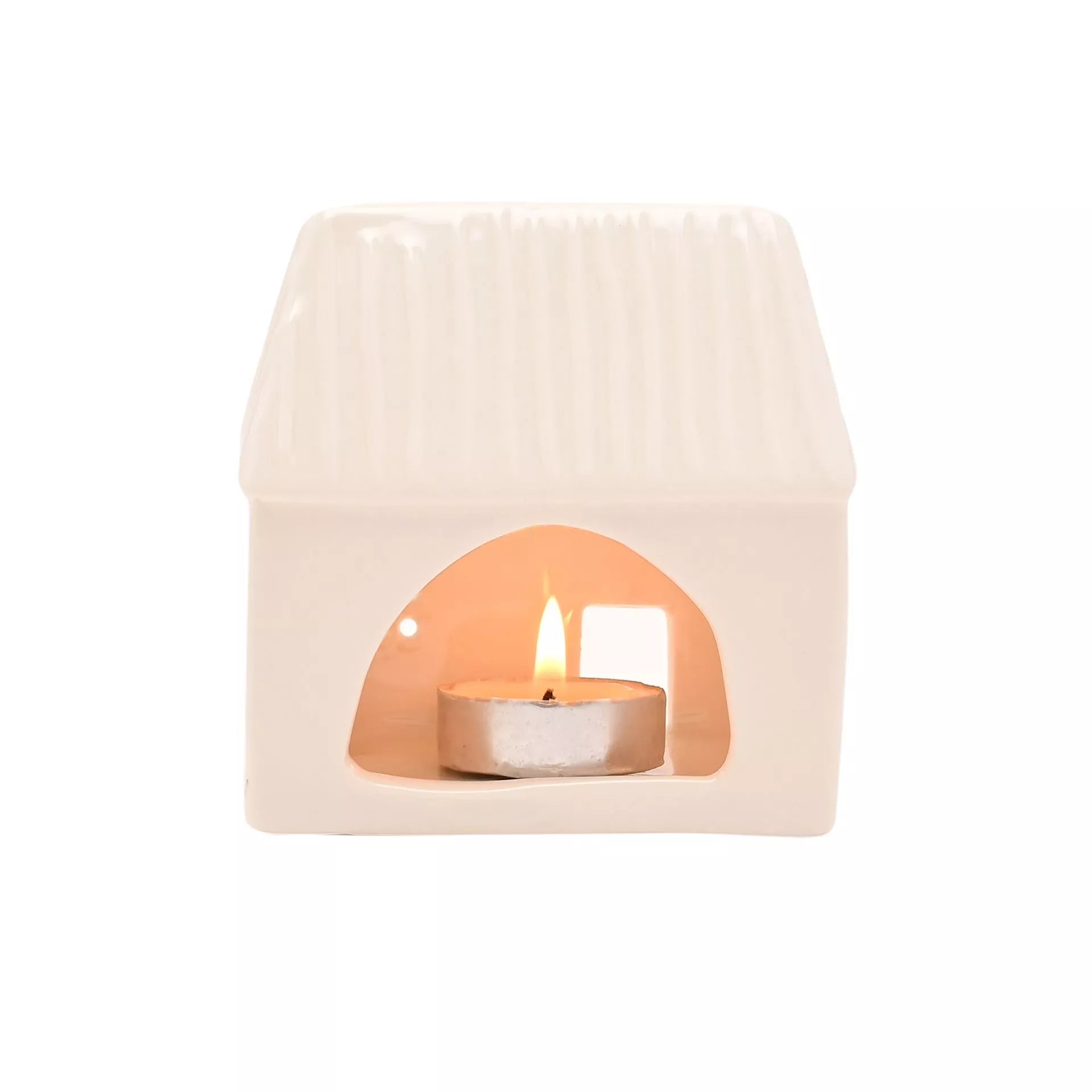 Ceramic House Tea Light Holder