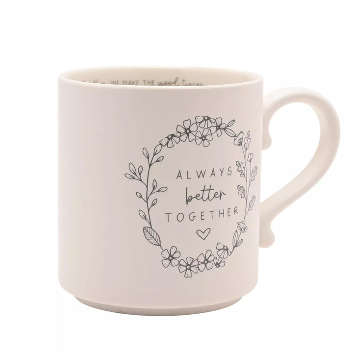 Mug With Inside Words - Always Better Together