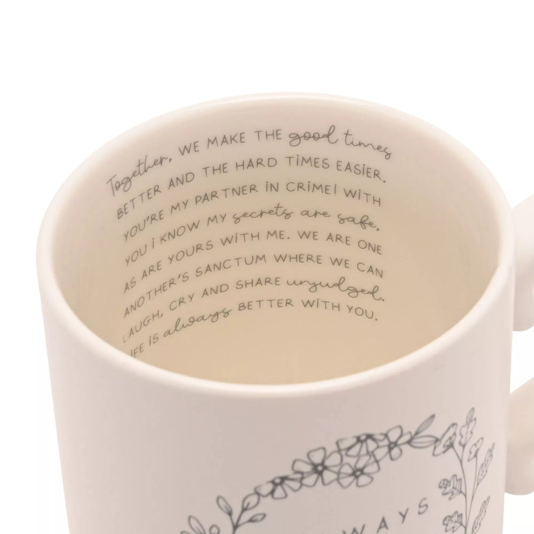 Mug With Inside Words - Always Better Together