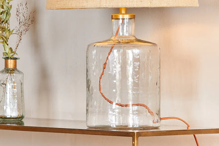Edina Recycled Glass Table Lamp