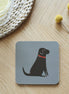 Black Labrador Coaster