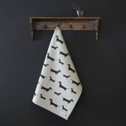 Dachshund Tea Towel
