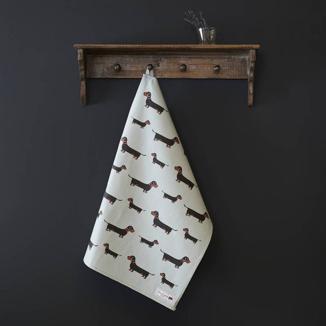 Dachshund Tea Towel