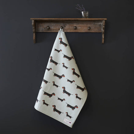 Dachshund Tea Towel