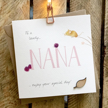 To a Lovely Nana Card