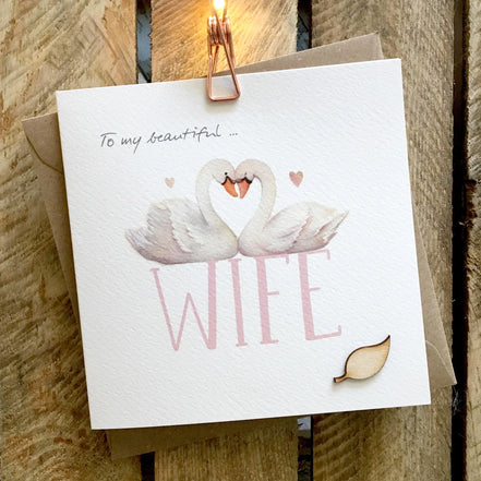 To my Beautiful Wife Card