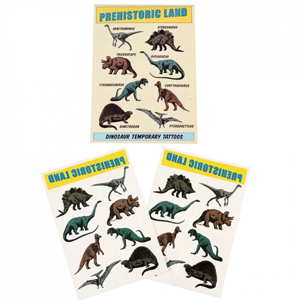 Temporary tattoos - Prehistoric Land