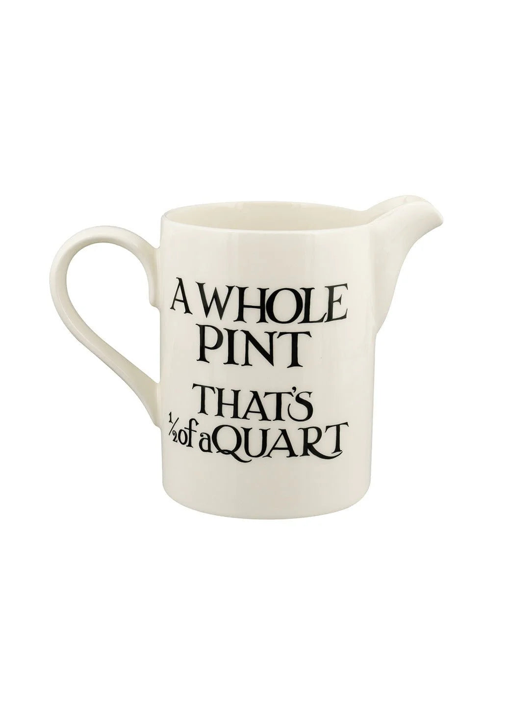 Black Toast cream Medium Straight Jug