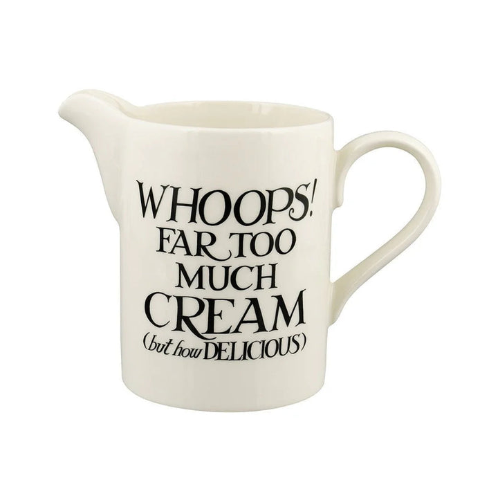 Creamer with text &