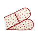 Pink Hearts Double Oven Glove and Tea Towel