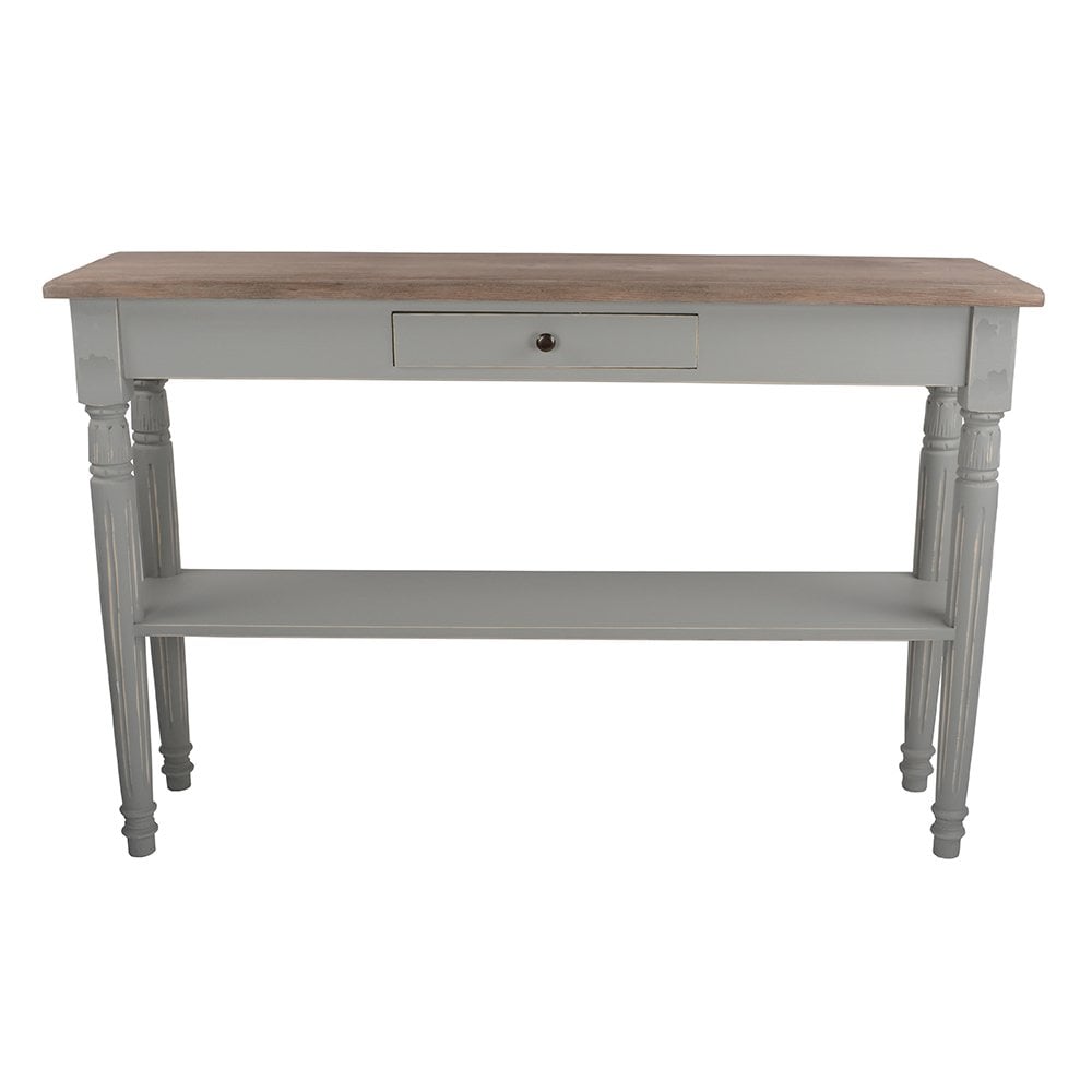 Oblong Side Table Grey