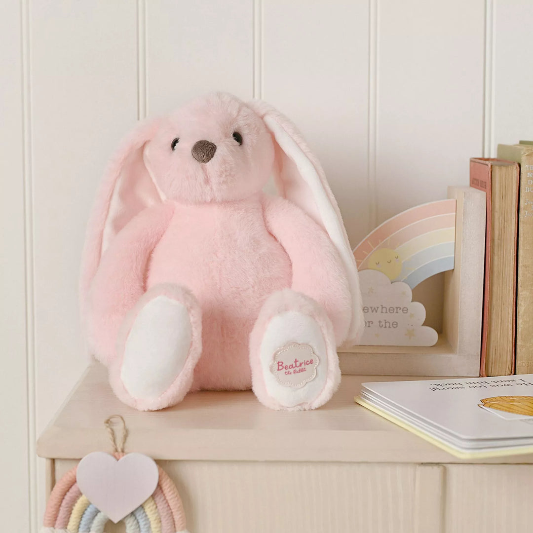 Beatrice The Classical Plush Pink Bunny Softie