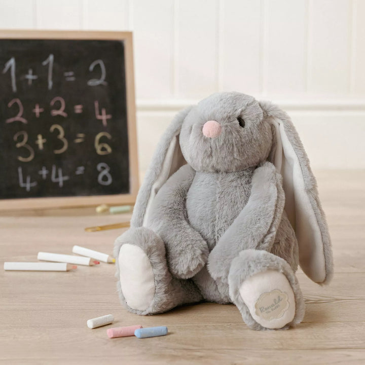 Ronald The Classical Plush Softie Grey Bunny 30 cm