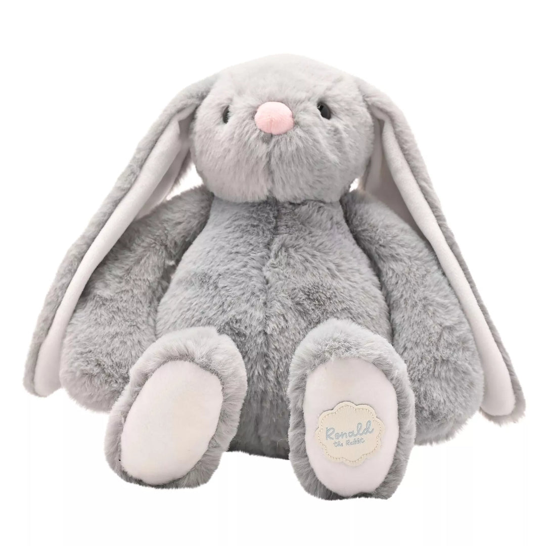 Ronald The Classical Plush Softie Grey Bunny 30 cm