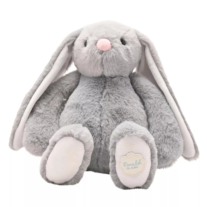 Ronald The Classical Plush Softie Grey Bunny 30 cm