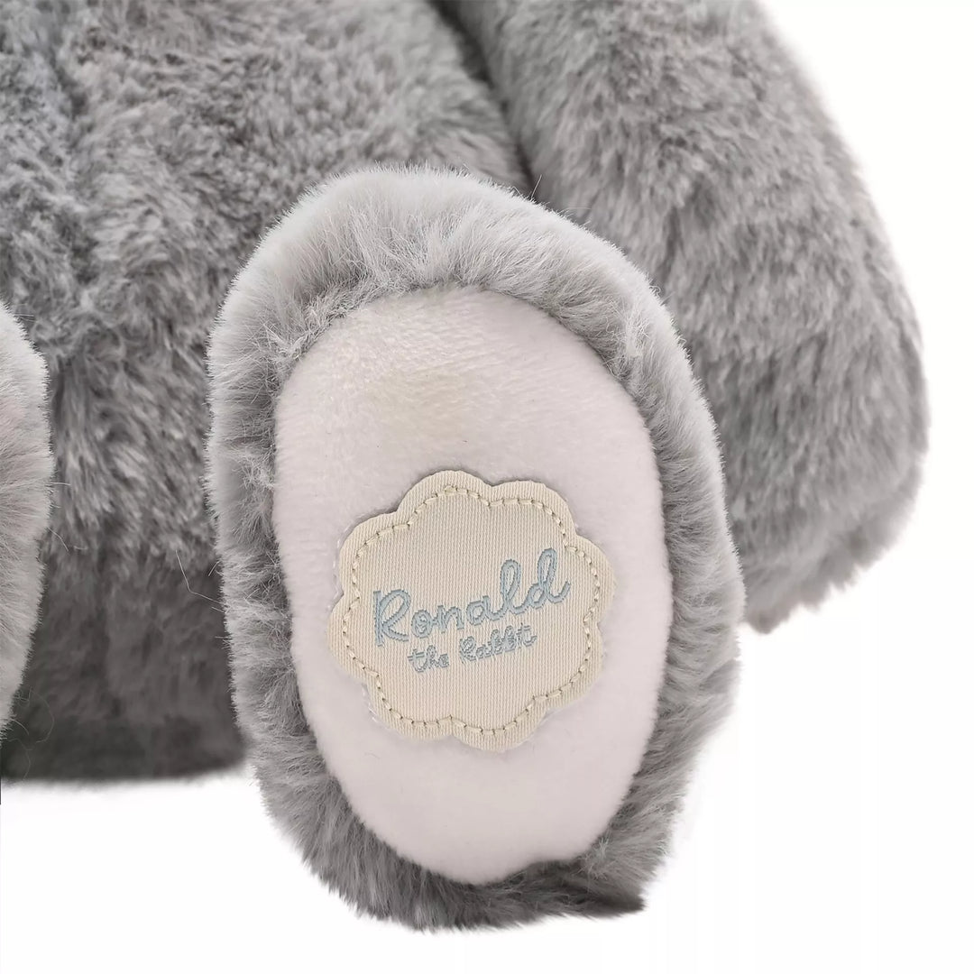 Ronald The Classical Plush Softie Grey Bunny 30 cm