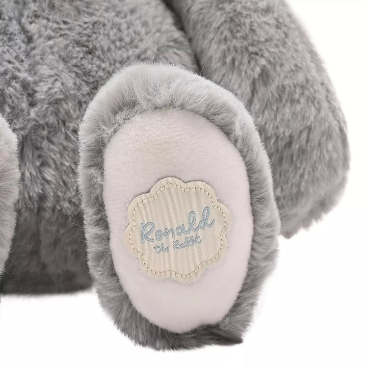 Ronald The Classical Plush Softie Grey Bunny 30 cm