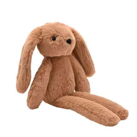 Cookie The Bunny Plush Long Leg Dark Brown Bunny