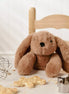 Cookie The Bunny Plush Long Leg Dark Brown Bunny