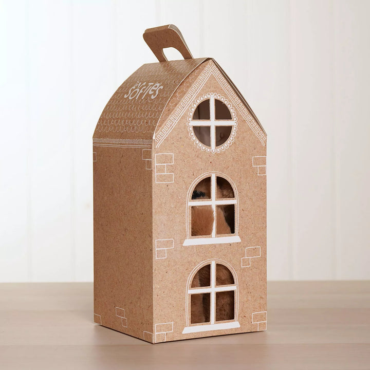 Cookie The Bunny Plush Long Leg Dark Brown Bunny Softie