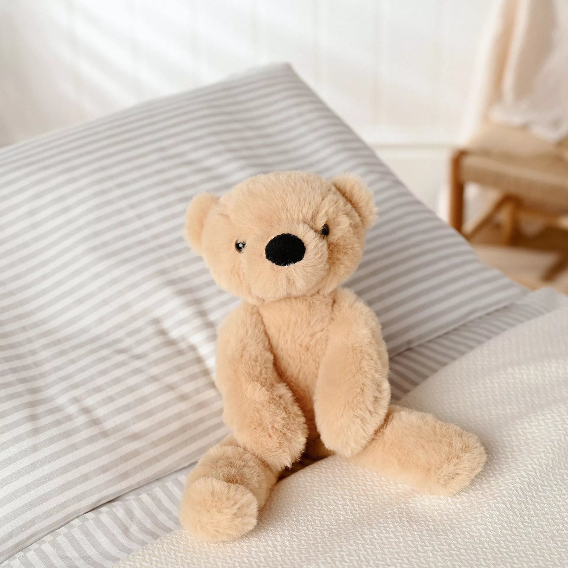 Hudson The Plush Long Legged Light Brown Teddy Bear