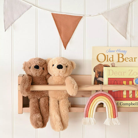 Hudson The Plush Long Legged Light Brown Teddy Bear