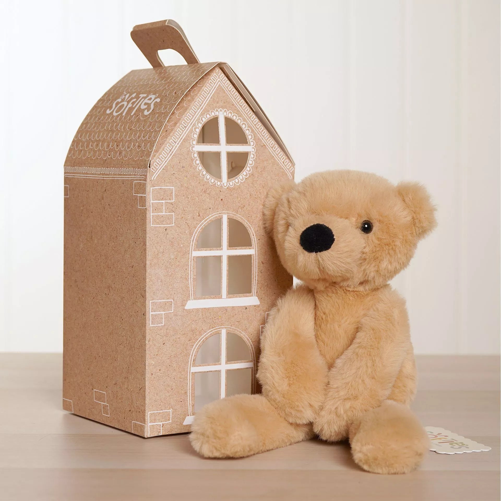Hudson The Plush Long Legged Light Brown Teddy Bear