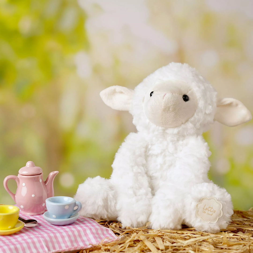 Lottie The Plush Sitting White Lamb Softie