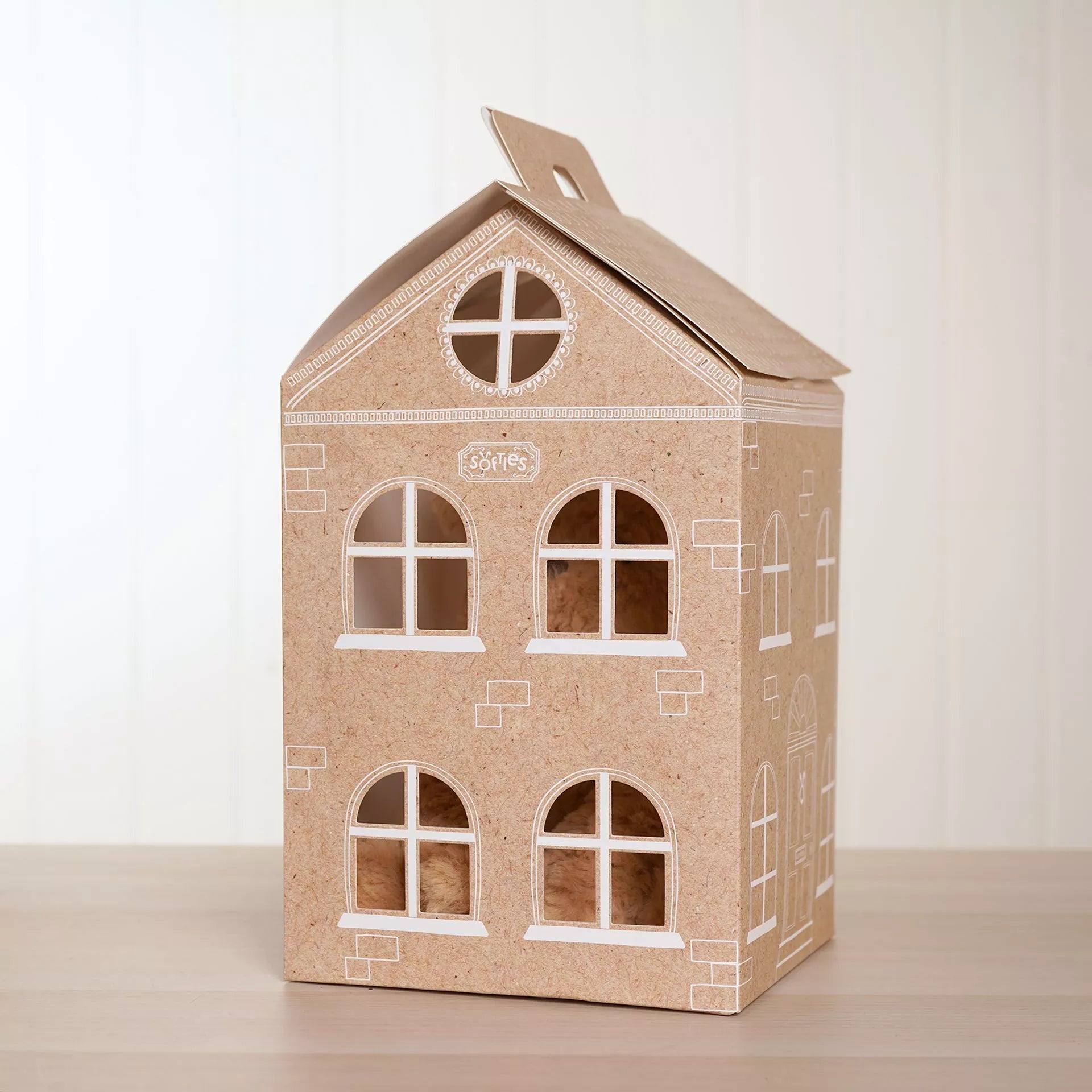 William The Plush Sitting Brown Teddy Bear