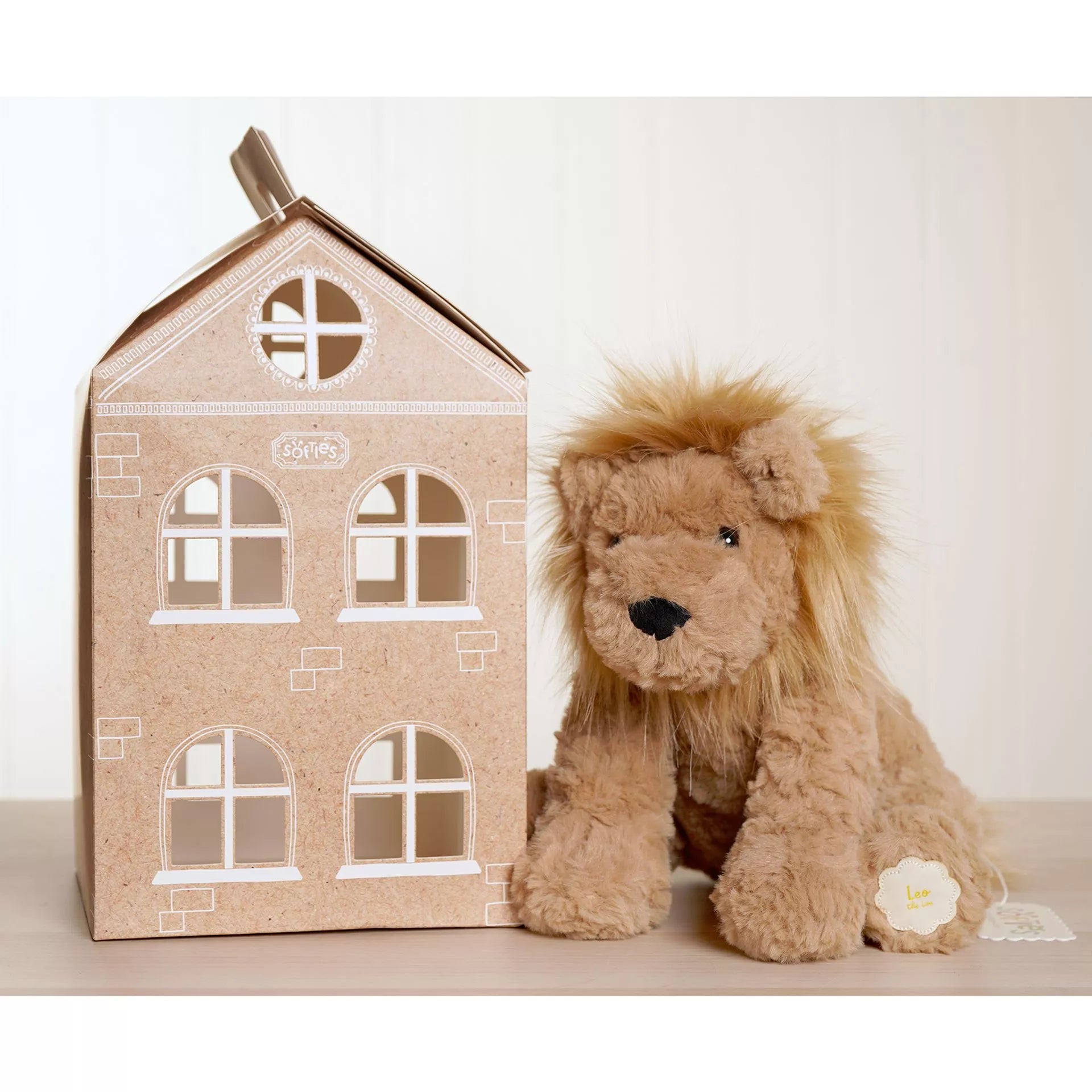 Leo The Plush Sitting Brown Lion