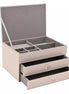 Sophia Classic Nude Glass Jewellery Storage Drawers
