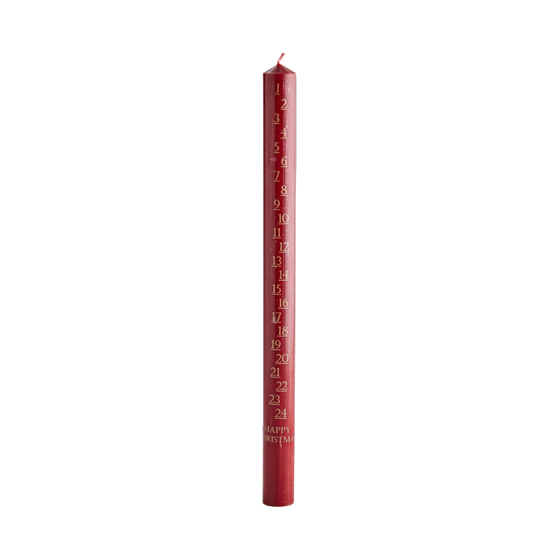 Classic St Eval Red Advent Candle
