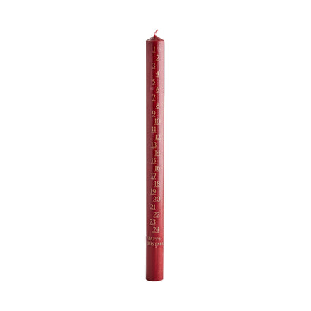 Classic St Eval Red Advent Candle