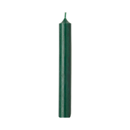 Cylinder Candle dark green