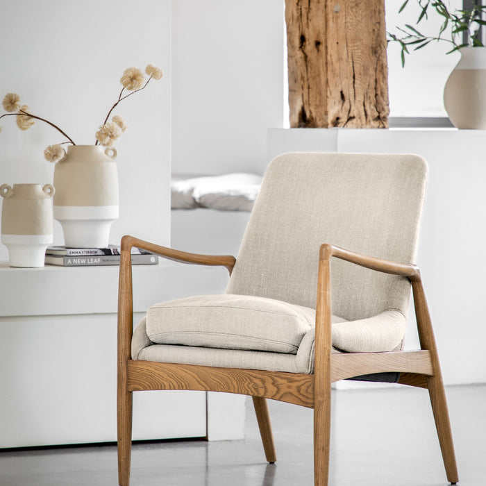 White Natural Vase Small