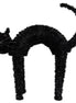 Black Tinsel Standing Cat