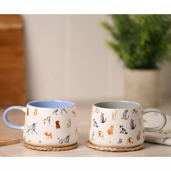 Dog Pattern Ceramic Mug
