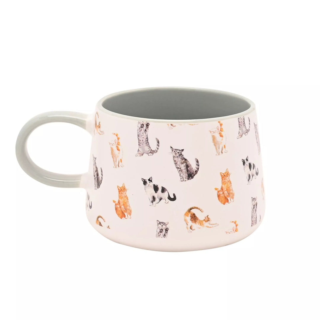 Cat Pattern Ceramic Mug