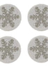 Snowflake Coasters - Set of 4
