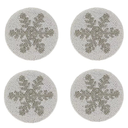 Snowflake Coasters - Set of 4